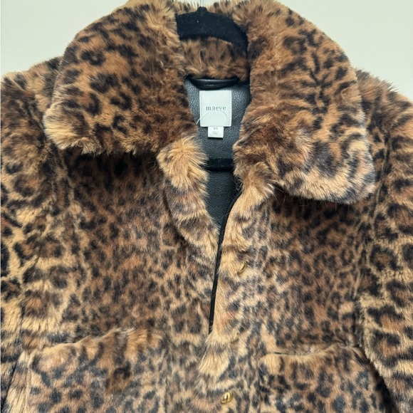 Maeve Brown Faux Fur Coat - Picture 3 of 6
